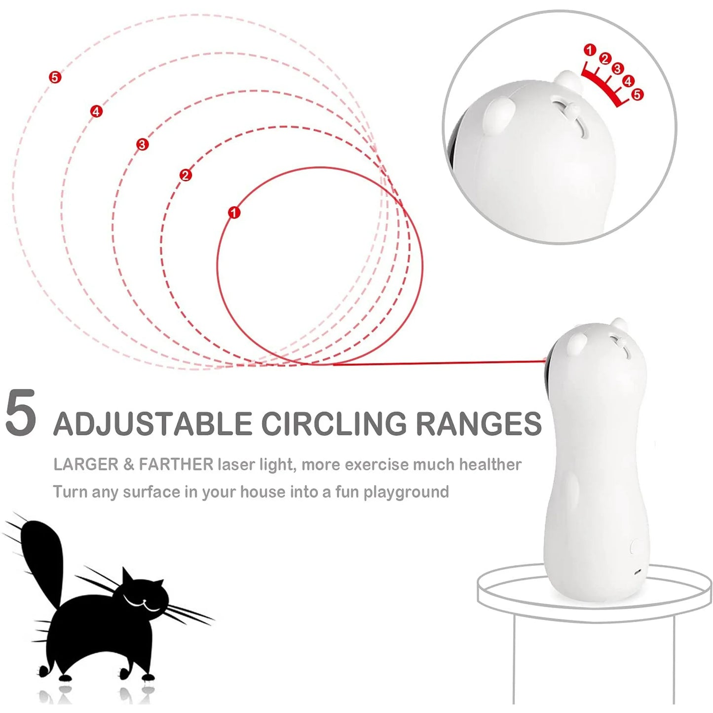 Automatic Cat Toy – Interactive Smart LED Laser