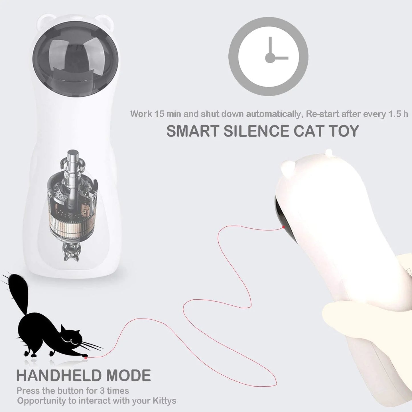 Automatic Cat Toy – Interactive Smart LED Laser