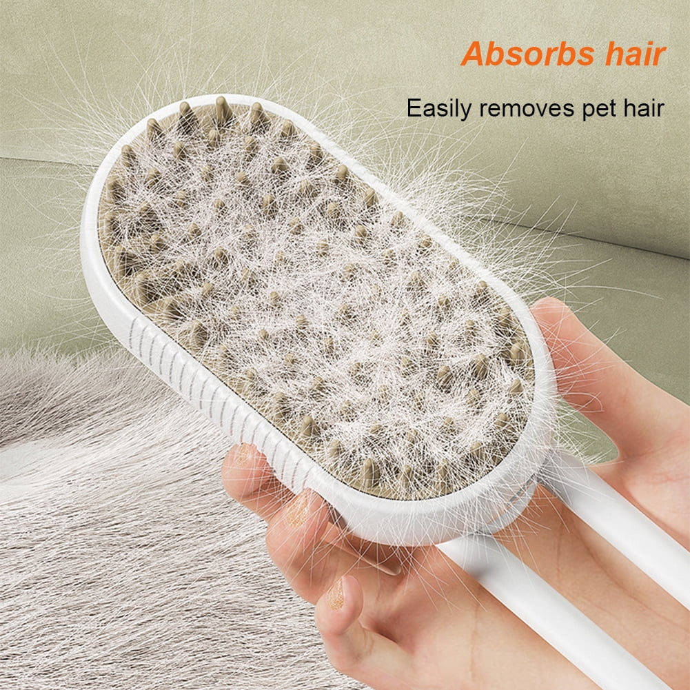 Electric Cat Steam Brush β 3-In-1 Pet Grooming Comb with Water Spray for Cats and Dogs, USB Rechargeable