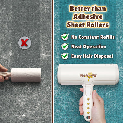 Pet Hair Remover Brush, Reusable Lint Roller, Dog & Cat Fur Removal Tool