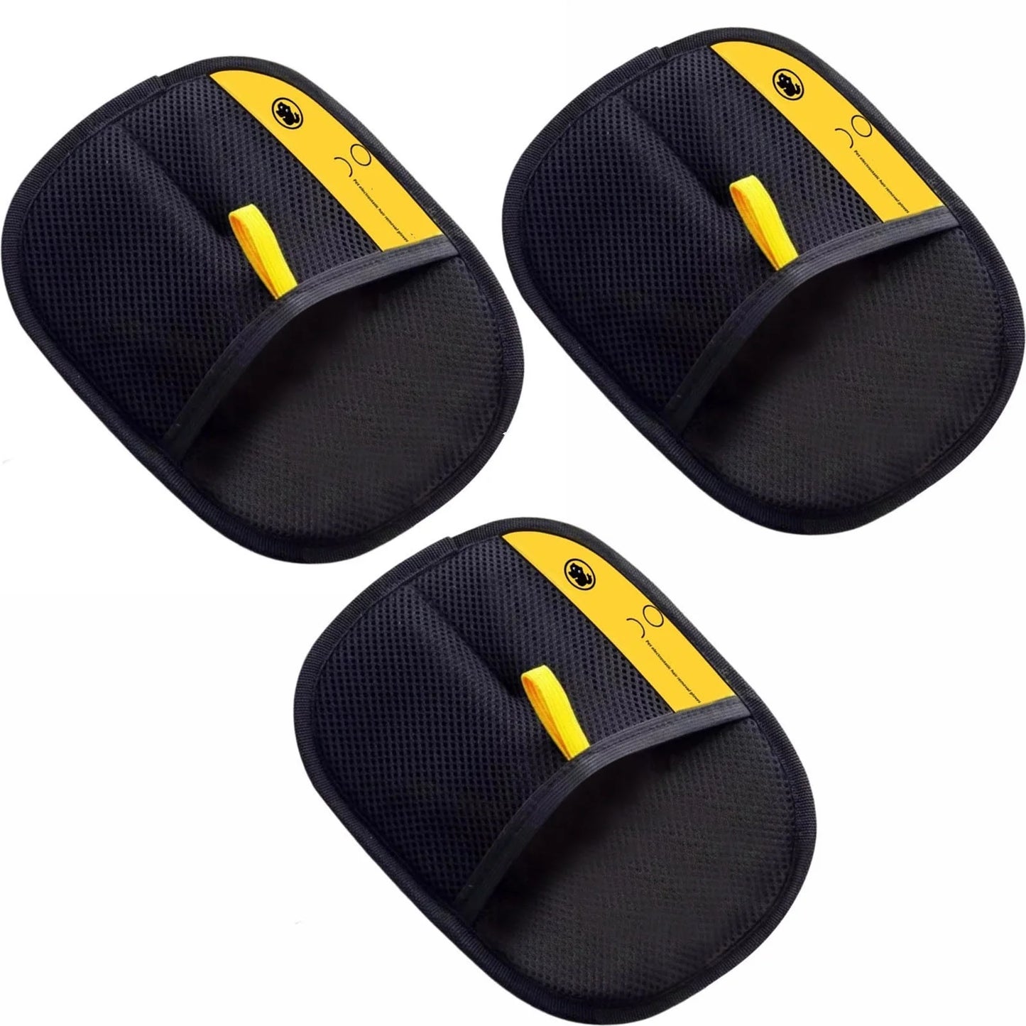 Double-Sided Pet Grooming Glove | Reusable Hair Remover for Dogs & Cats | Pack of 3