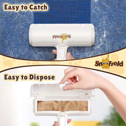 Pet Hair Remover Brush, Reusable Lint Roller, Dog & Cat Fur Removal Tool